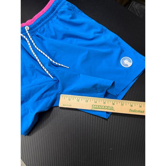 Chubbies Swim Trunks 5.5 Inch Size Medium Brief Liner Blue Pink - Picture 5 of 12